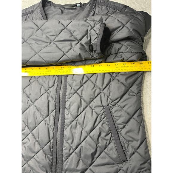 Athleta Quilted Jacket Size Medium Black - Picture 5 of 7